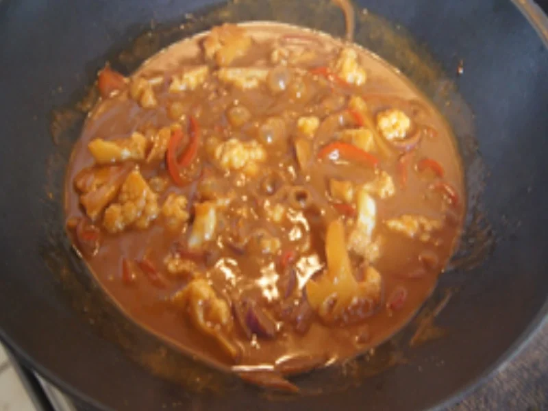 Rotes Blumenkohl-Curry mit Basmatireis - Rezept - Bild Nr. 15