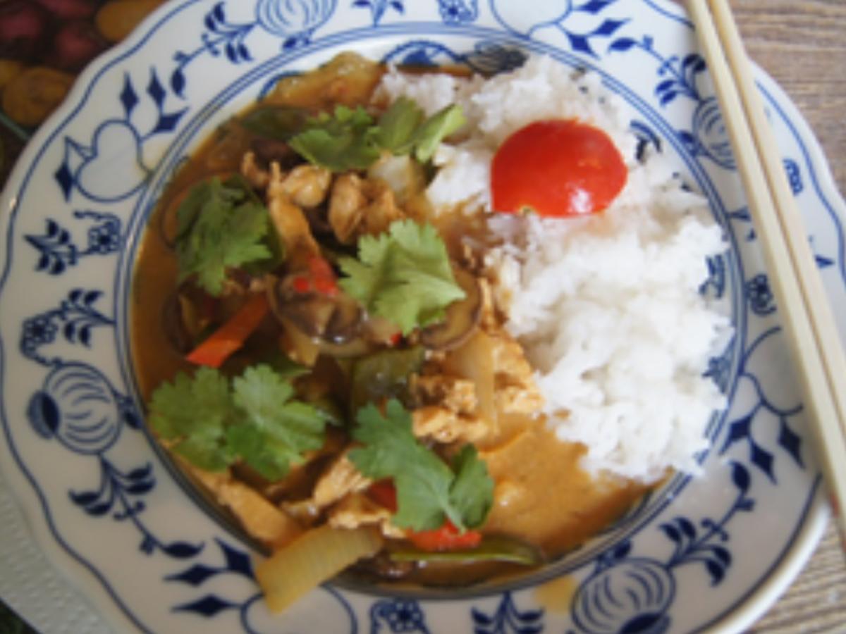 Hähnchenbrustfilet-Gemüse-Curry mit Jasmin-Reis - Rezept - Bild Nr. 16704