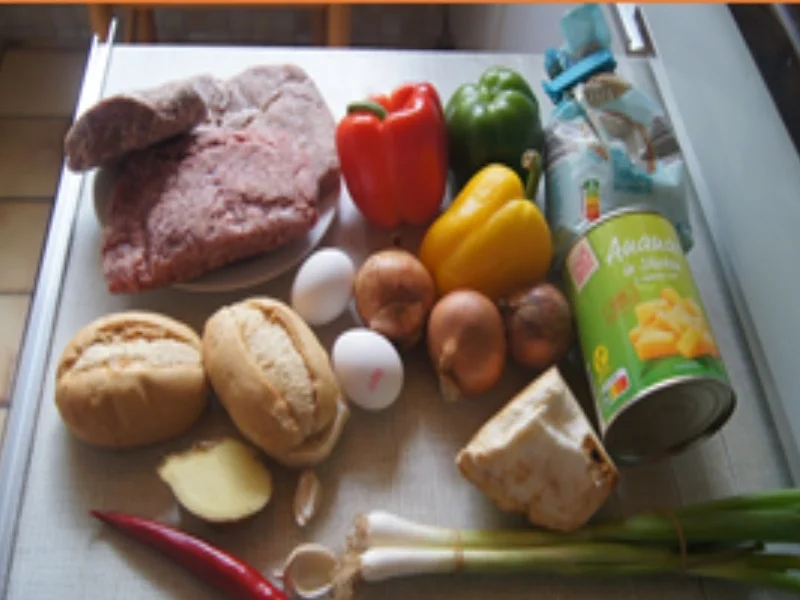 Frittierte Hackfleischbällchen mit Gemüse süß-sauer und Jasmin Reis - Rezept - Bild Nr. 3