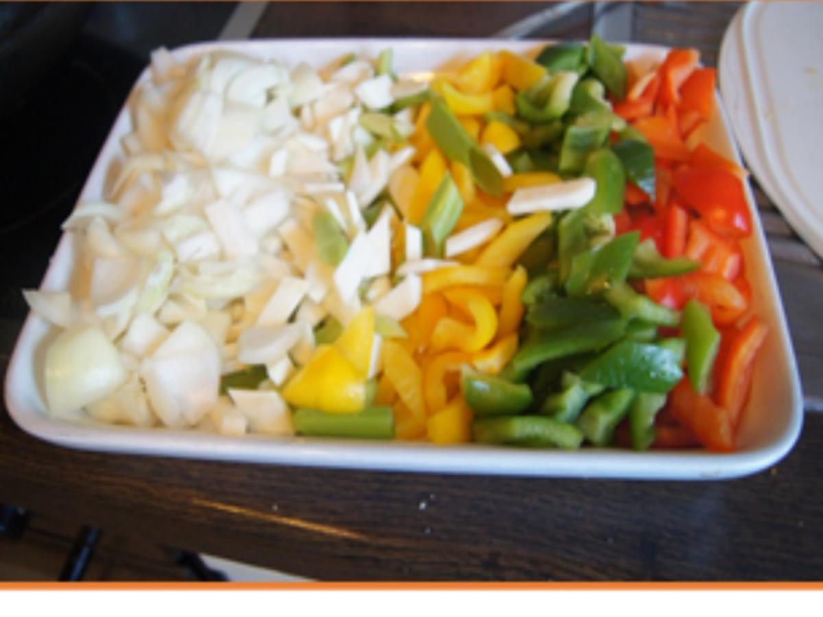 Frittierte Hackfleischbällchen mit Gemüse süß-sauer und Jasmin Reis - Rezept - Bild Nr. 11