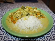 Curry - Lauch - Paprika - Puten Geschnetzeltes mit Reis - Rezept - Bild Nr. 16724