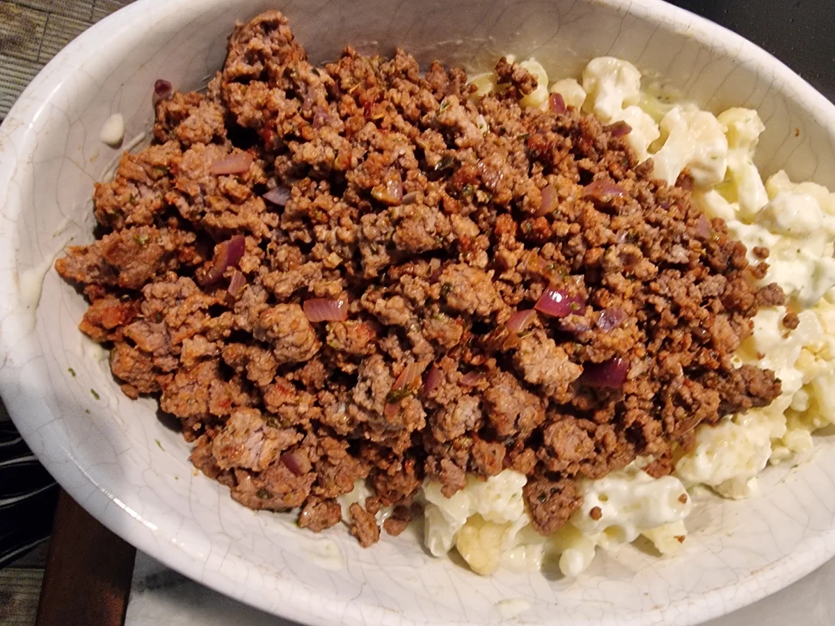 Rezept: Blumenkohl-Hackfleisch-Auflauf Bild Nr. 16732 Blumenkohl-Hackfleisch-Auflauf - Rezept - Bild Nr. 16732