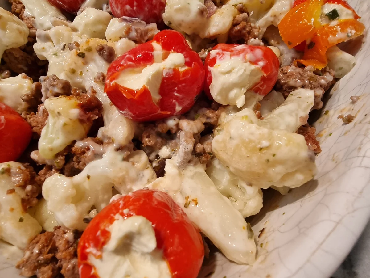 Rezept: Blumenkohl-Hackfleisch-Auflauf Bild Nr. 16734 Blumenkohl-Hackfleisch-Auflauf - Rezept - Bild Nr. 16734