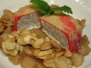 Dessert: Mohneis auf Zimtäpfeln und Mandelkrokant - Rezept - Bild Nr. 16724