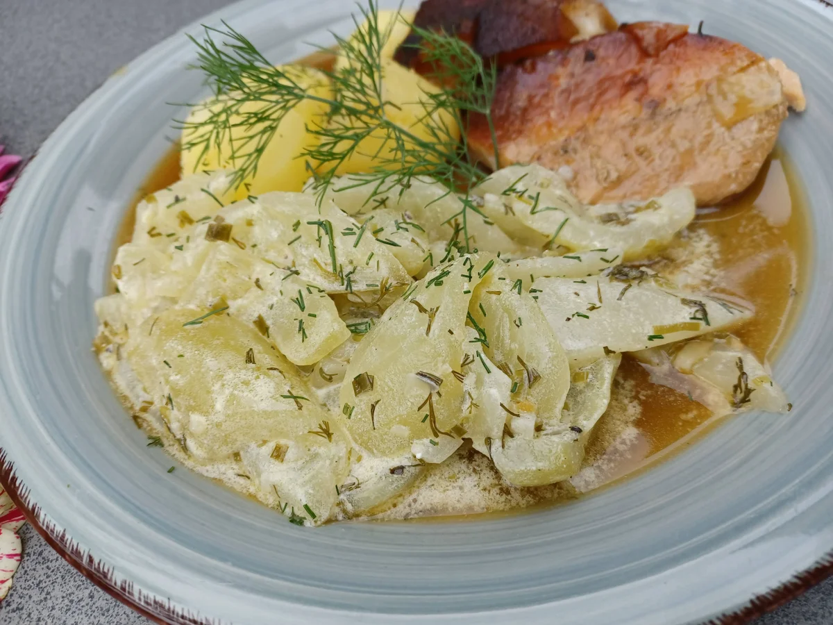 Schmorgurken zum Schweinebraten - Rezept - Bild Nr. 4