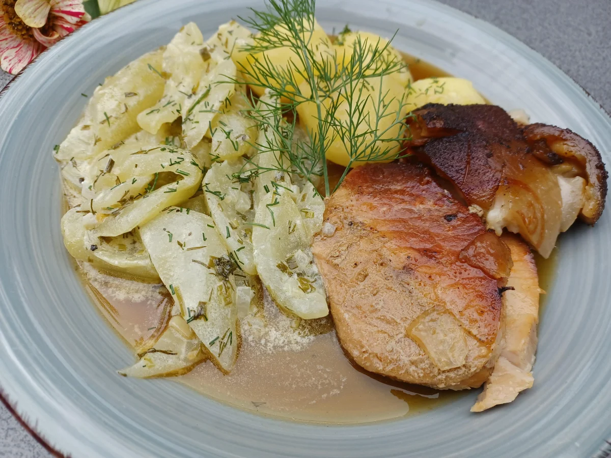 Schmorgurken zum Schweinebraten - Rezept - Bild Nr. 16734