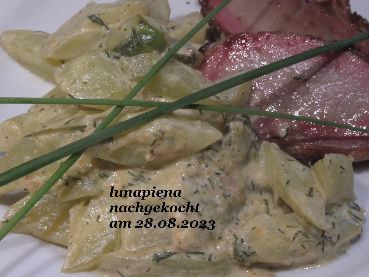 Schmorgurken zum Schweinebraten - Rezept - Bild Nr. 16735