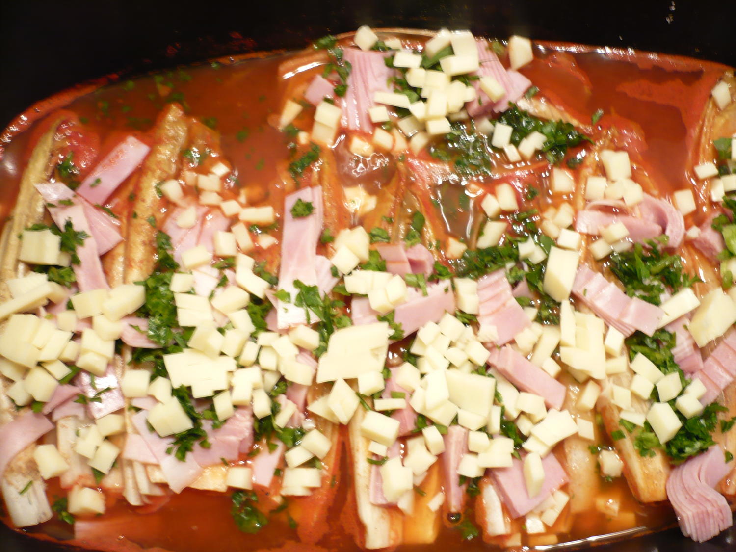 Gedünsteter Chicoree mit Schinken - Rezept - kochbar.de