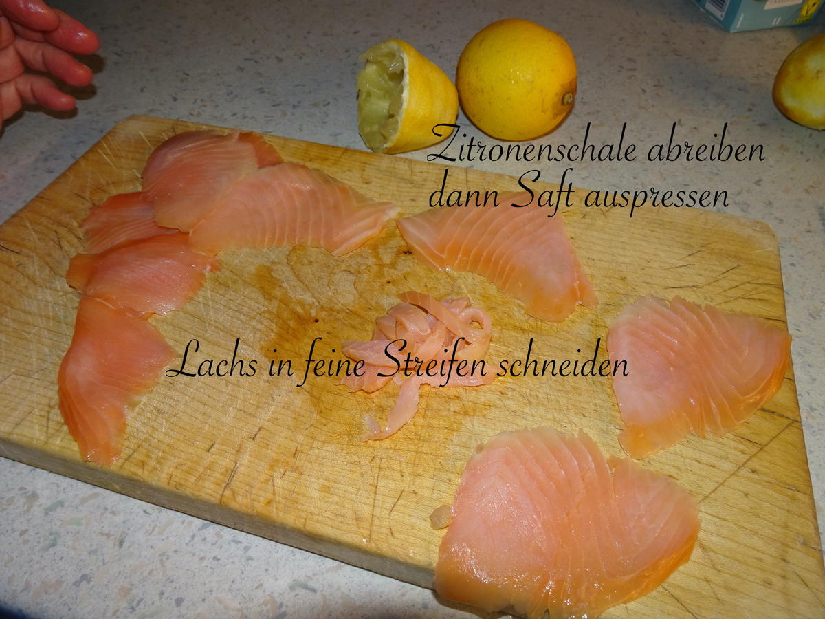 Zitronenpasta mit Räucherlachs - Rezept - Bild Nr. 16741