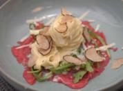 Rindercarpaccio mit Linguine und Trüffelsoße - Rezept - Bild Nr. 16731