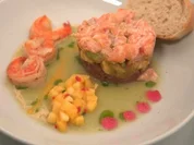 Dreierlei Tatar mit Garnelen und Passionsfruchtgelee - Rezept - Bild Nr. 2