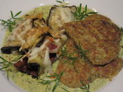 Gemüse: Auberginenröllchen, gefüllt - Rezept - Bild Nr. 16731