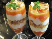 Dessert: Beschwipste Pfirsiche auf Mascarponecreme - Rezept - Bild Nr. 16731
