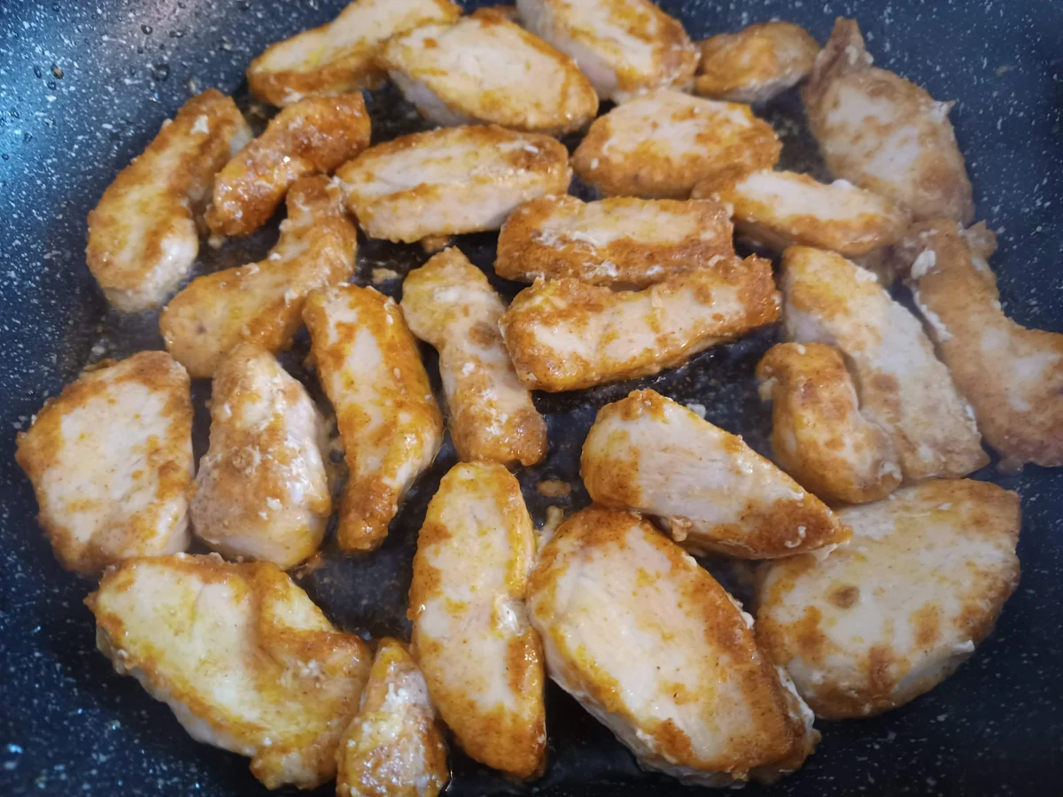 Hähnchenbrust in Currysoße - Rezept - Bild Nr. 16738