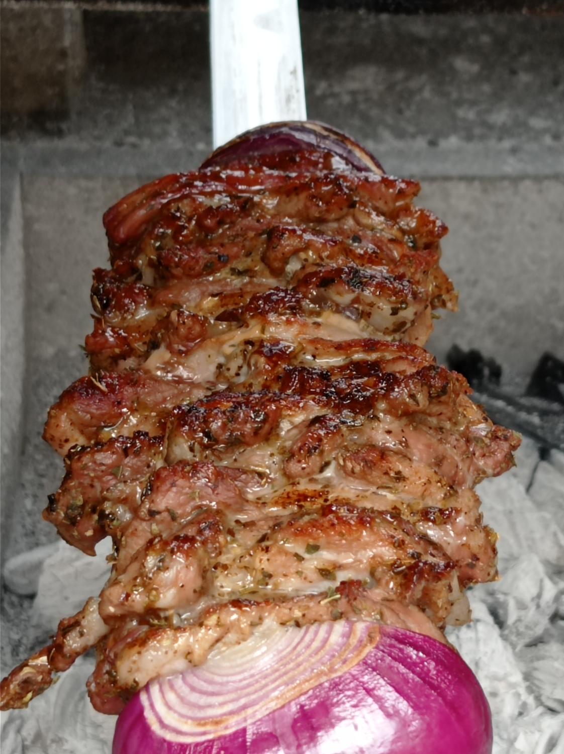 Gyros am Spieß Rezept mit Bild kochbar.de