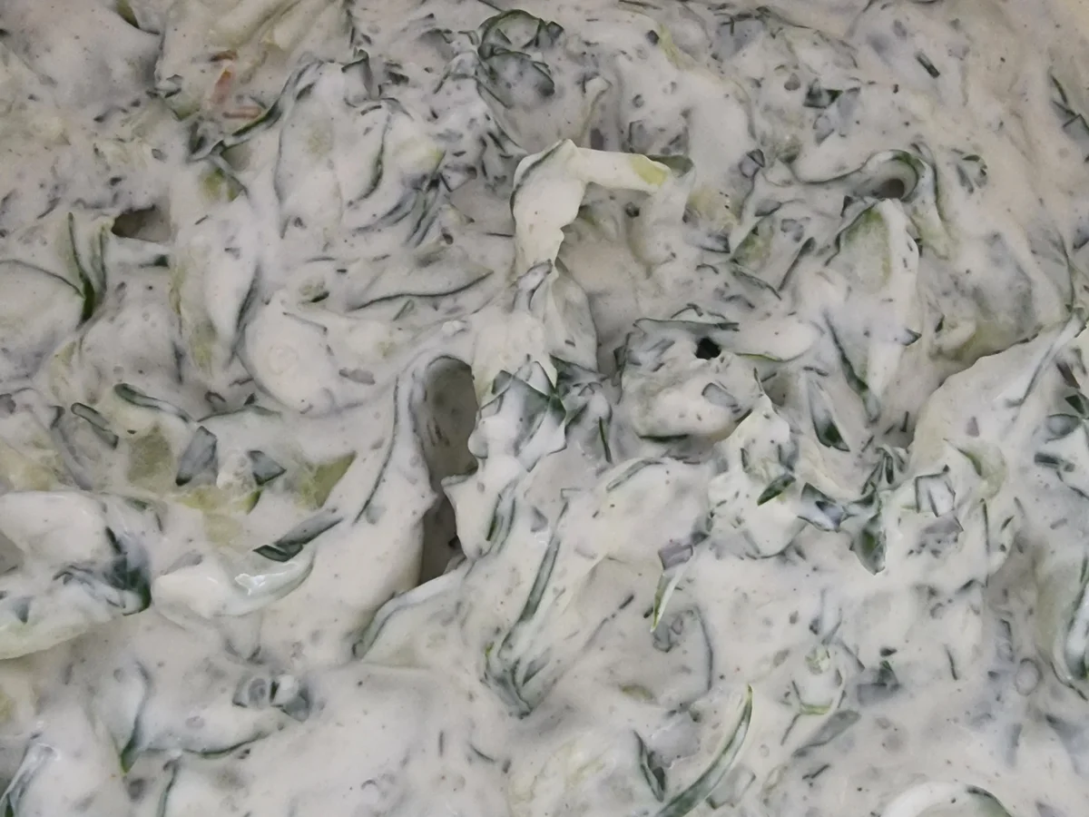 Linsen-Reis-Bratlinge mit Gurkensalat - Rezept - Bild Nr. 16753