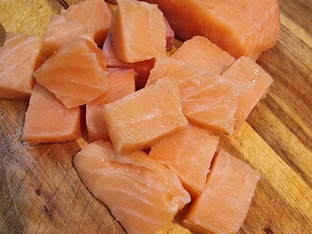 Rezept: Schmorgurken-Lachs-Pfanne Bild Nr. 16761 Schmorgurken-Lachs-Pfanne - Rezept - Bild Nr. 16761