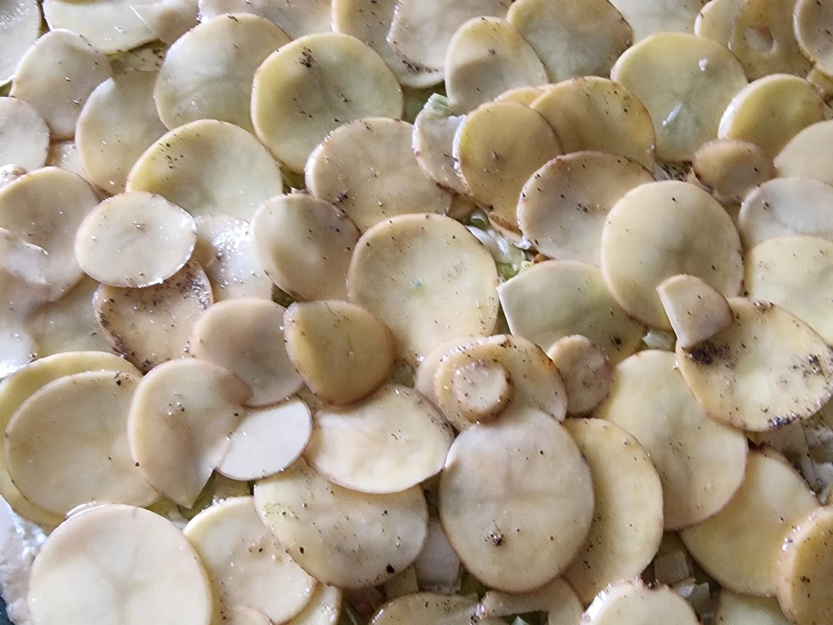 Rezept: Kartoffel-Lauch-Kuchen Bild Nr. 16758 Kartoffel-Lauch-Kuchen - Rezept - Bild Nr. 16758