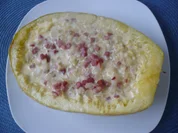 Spaghetti - Kürbis Carbonara - Rezept - Bild Nr. 16751