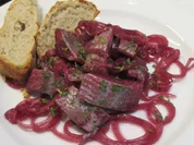 Fisch: Matjes im Rotweinsud - Rezept - Bild Nr. 16751