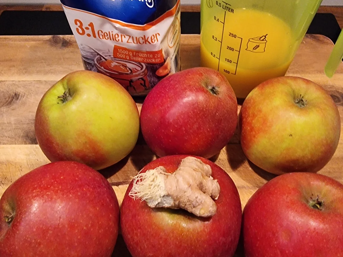 Apfel-Ingwer-Konfitüre - Rezept - Bild Nr. 16752