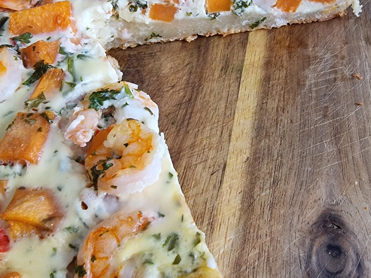 Süßkartoffel-Garnelen-Quiche - Rezept - Bild Nr. 16777