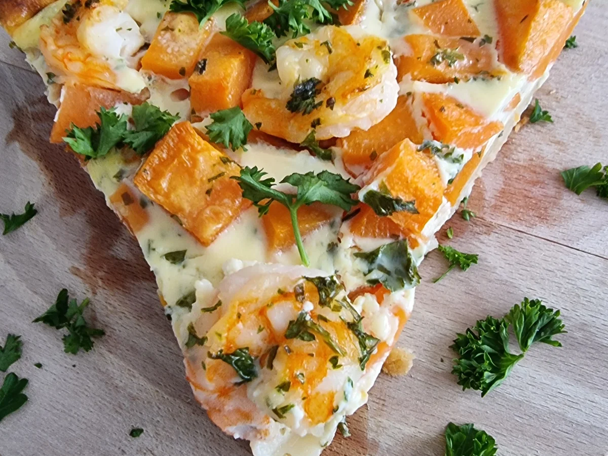 Süßkartoffel-Garnelen-Quiche - Rezept - Bild Nr. 16778