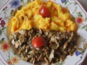 Steinpilzpfanne mit pikanten Möhren-Kartoffel-Stampf - Rezept - Bild Nr. 2