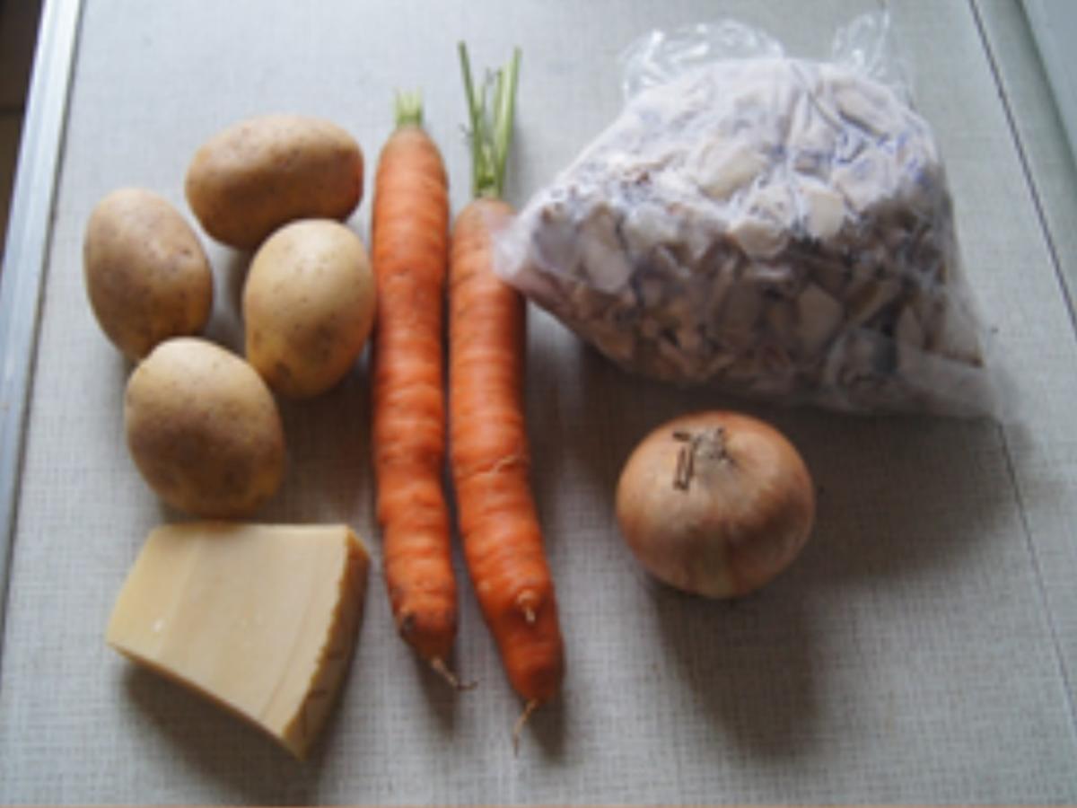 Steinpilzpfanne mit pikanten Möhren-Kartoffel-Stampf - Rezept - Bild Nr. 3