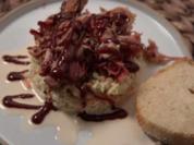 Pulled Pork auf Coleslaw mit Barbecuesauce - Rezept - Bild Nr. 2