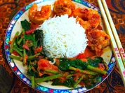 Würziger Wasserspinat mit Kokossauce - Rezept - Bild Nr. 16762