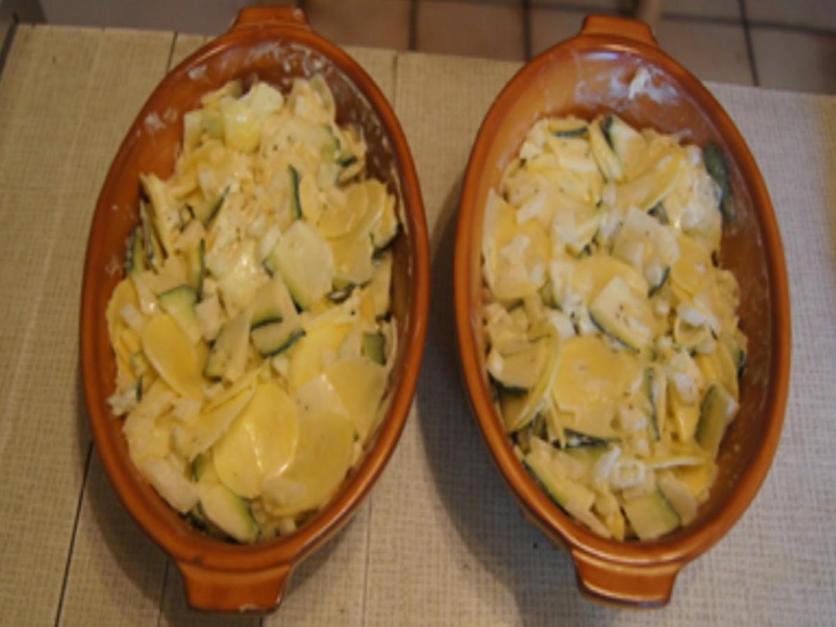 Auflauf mit Zucchini und Kartoffeln - Rezept - Bild Nr. 8