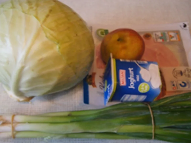 Weißkohl-Kochschinken-Salat - Rezept - Bild Nr. 3