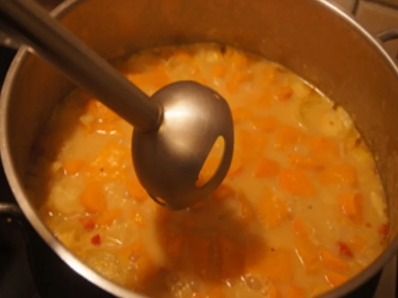 Asiatisch gewürzte Kürbissuppe mit Nürnberger Bratwürstcheneinlage - Rezept - Bild Nr. 9