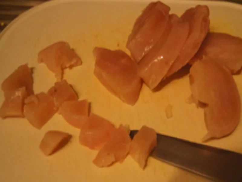 Chinapfanne mit Hähnchenfleisch und Gemüsemix und Basmatireis - Rezept - Bild Nr. 16769