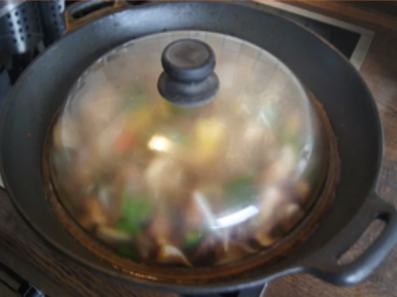 Chinapfanne mit Hähnchenfleisch und Gemüsemix und Basmatireis - Rezept - Bild Nr. 16785