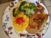Steinpilzschnitzel mit Brokkoli und herzhaften Kartoffelstampf - Rezept - Bild Nr. 16780