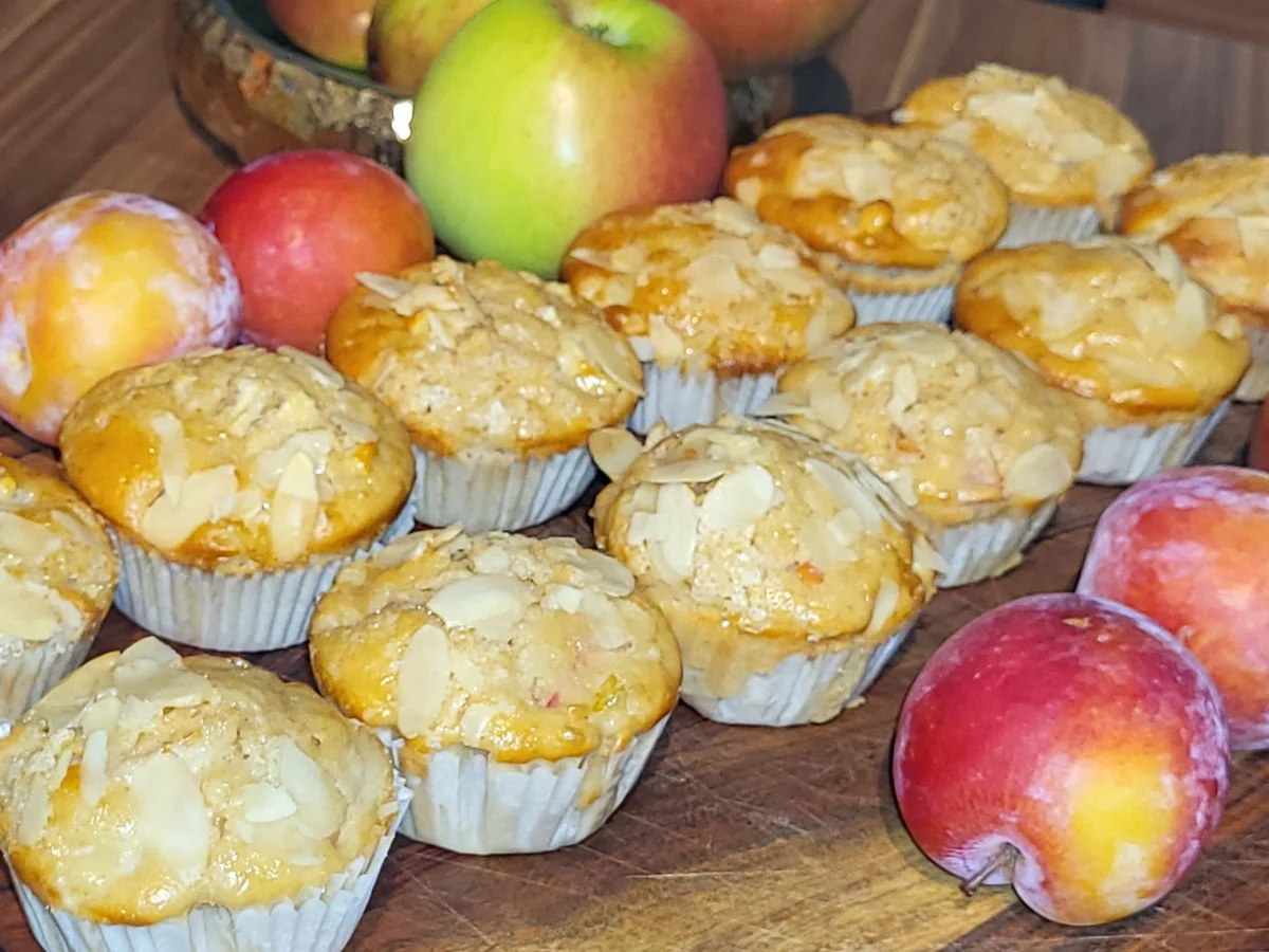 BiNe` S PFLAUMEN - & APFELMUFFINS - Rezept - Bild Nr. 2