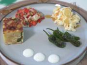Tortilla mit spanischem Kartoffelsalat und Bratpaprika - Rezept - Bild Nr. 2