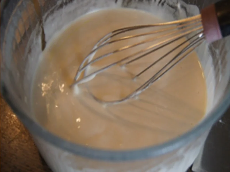 Chinesische Mie-Nudeln mit Ei und Gemüse und frittierten Hähnchenbrustfiletwürfeln - Rezept - Bild Nr. 6