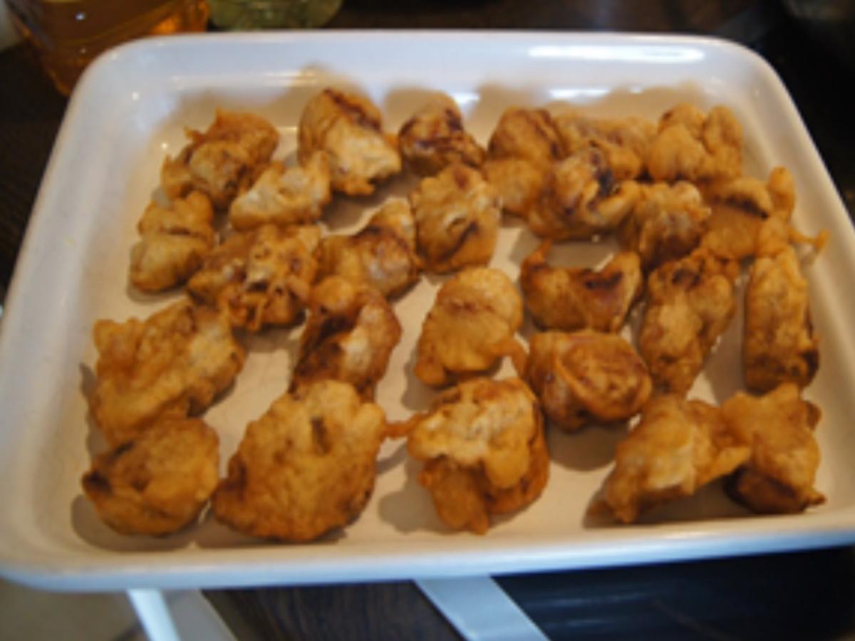 Chinesische Mie-Nudeln mit Ei und Gemüse und frittierten Hähnchenbrustfiletwürfeln - Rezept - Bild Nr. 12