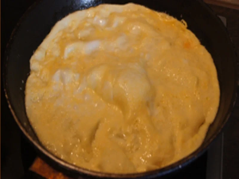 Chinesische Mie-Nudeln mit Ei und Gemüse und frittierten Hähnchenbrustfiletwürfeln - Rezept - Bild Nr. 15