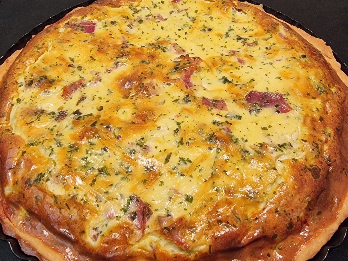 Kräuter-Schinken-Quiche - Rezept - Bild Nr. 16794