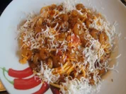 Spaghetti mit pikanter Tomatensauce und Garnelen - Rezept - Bild Nr. 16780