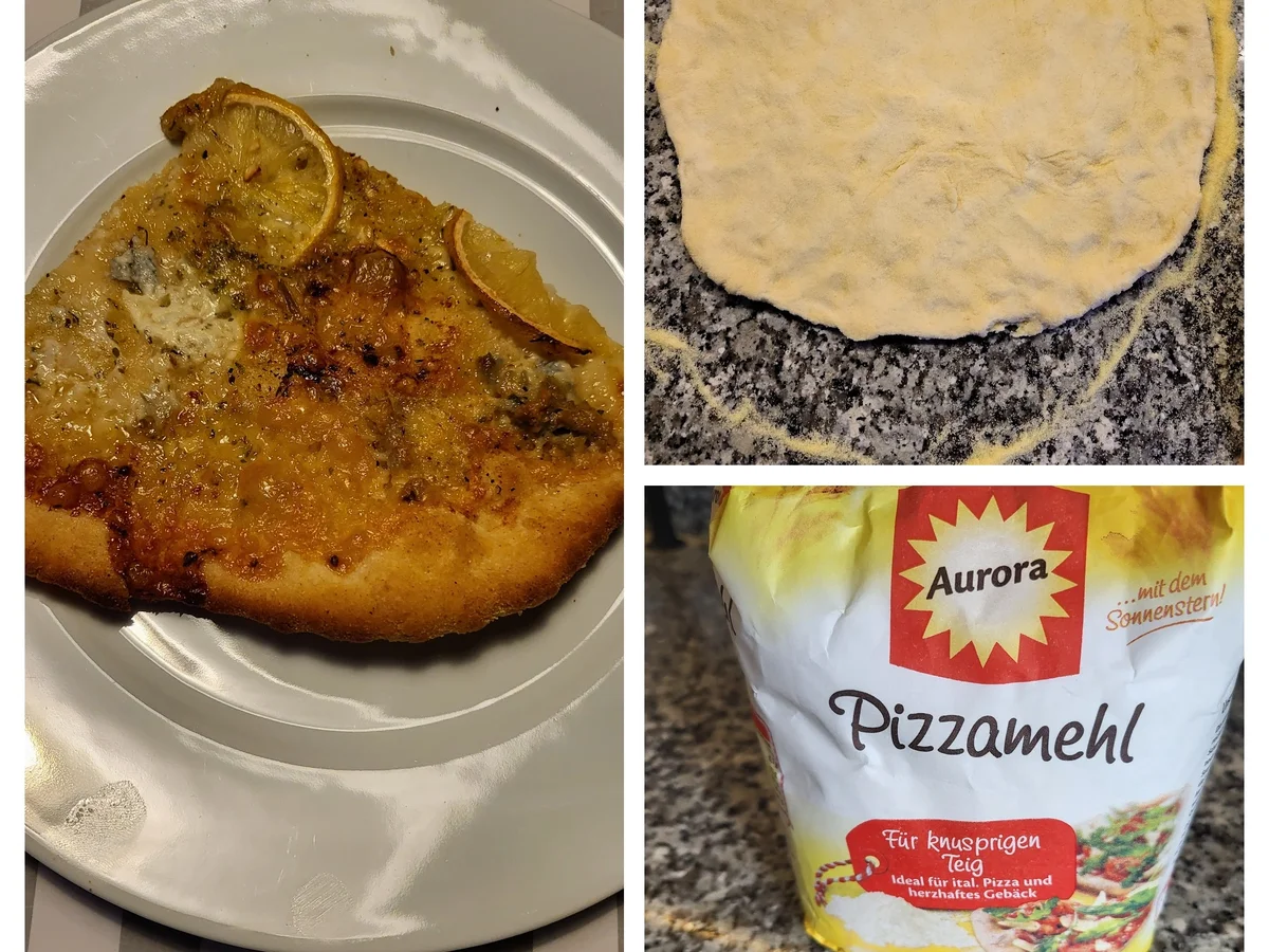 Rezept: Pizza Bianca mit Zitrone Bild Nr. 16785 Pizza Bianca mit Zitrone - Rezept - Bild Nr. 16785