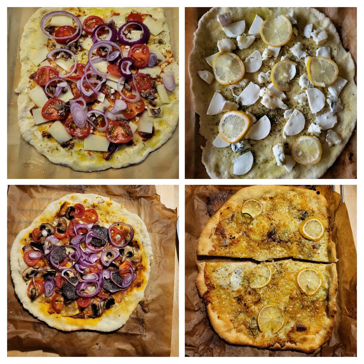 Pizza Bianca mit Zitrone - Rezept - Bild Nr. 16786
