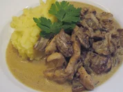 Geflügel: Hühner-Geschnetzeltes mit frischen Pilzen - Rezept - Bild Nr. 16781