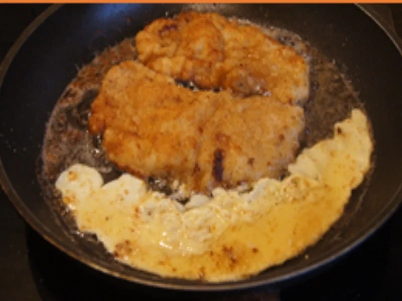 Rezept: Paniertes Schweinesteak mit Champignons und Snack-Paprikas Bild Nr. 16783 Paniertes Schweinesteak mit Champignons und Snack-Paprikas - Rezept - Bild Nr. 16783