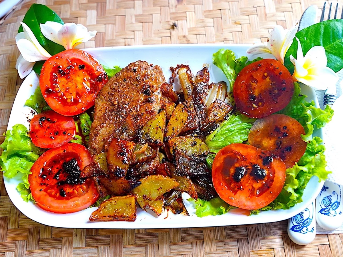 Rezept: Zartes Austernsauce-Medaillon mit Bratkartoffeln Bild Nr. 16789 Zartes Austernsauce-Medaillon mit Bratkartoffeln - Rezept - Bild Nr. 16789