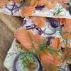 Flammkuchen mit Lachs und Zwiebeln - Rezept - Bild Nr. 16789